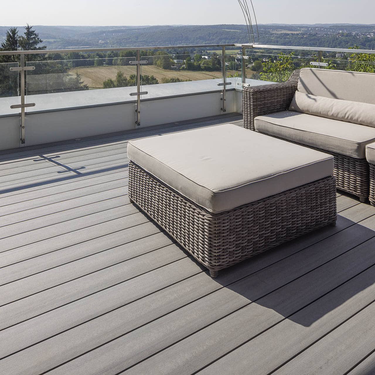 NaturinForm WPC decking boards – the smart choice for a roof terrace 