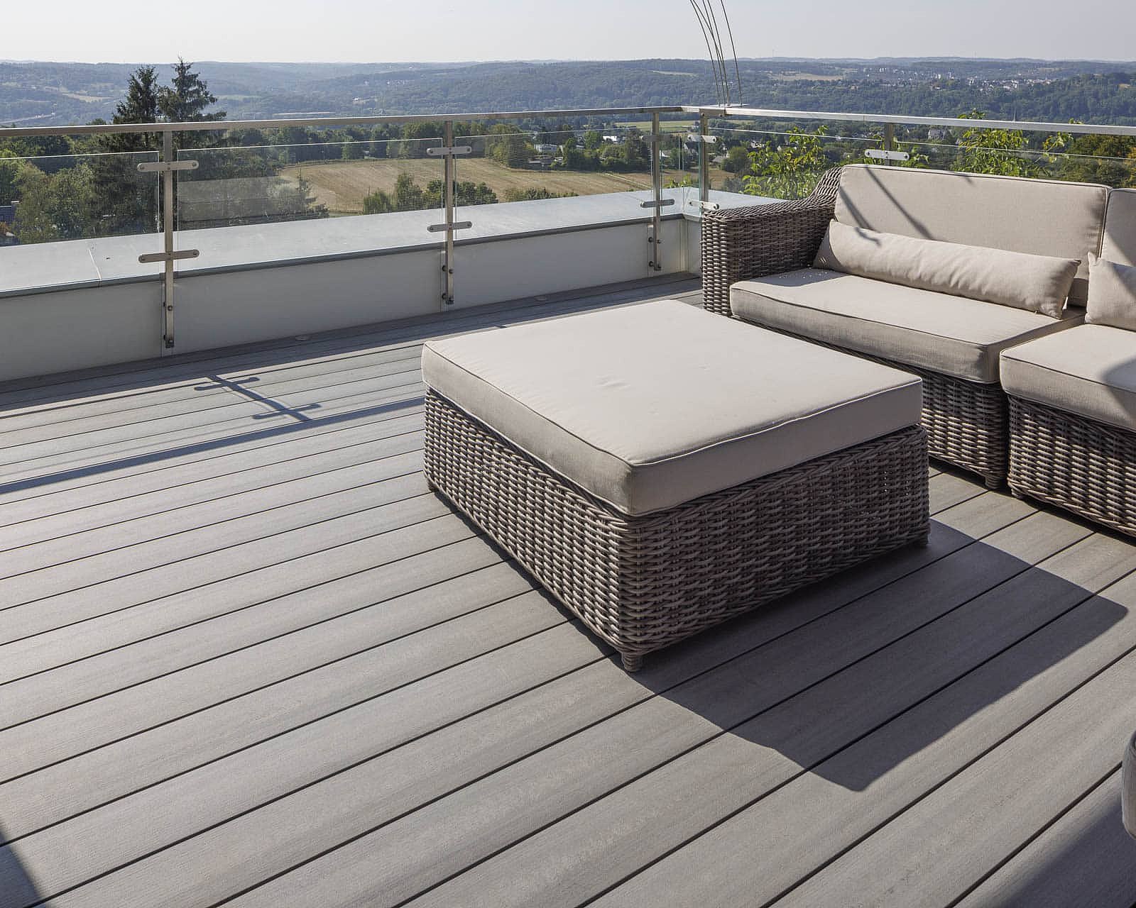 NaturinForm WPC decking boards – the smart choice for a roof terrace 